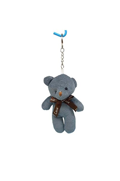 CASABA Teddy Bear Keychain Gray