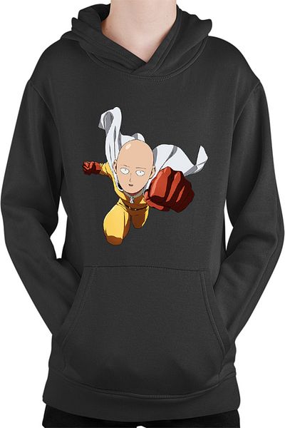 OEM Kids Hoodie One-Punch Man Fly Costume Exercises Music
