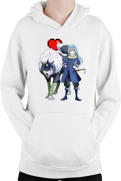 OEM Hanorac copii TenSura Slime Isekai Rinmuru Ranga Minecraft Heart