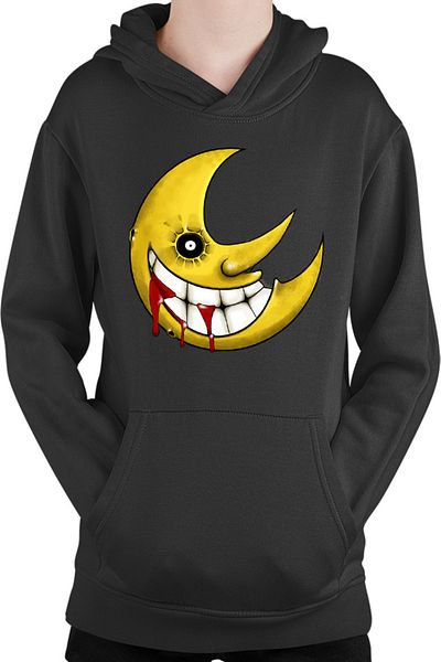 OEM Soul Eater Moon Smile Blood Horror Kids Hoodie