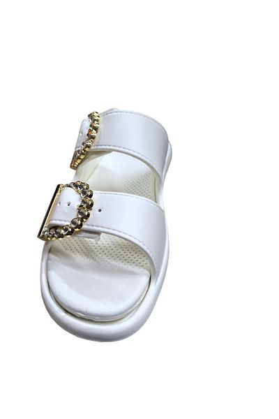 Akınal Bella Konay 438 Stone Double Buckle Eva Light Soft Slippers