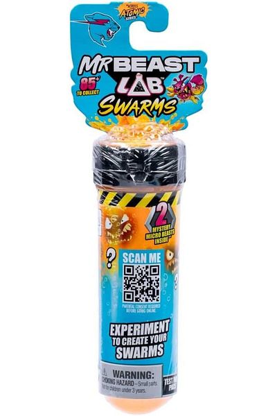 Moose Toys MrBeast Lab Swarms Series 2 Test Tube - 2 Pieces