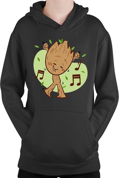 OEM Hanorac copii Baby Groot Music Love Dance Marvel