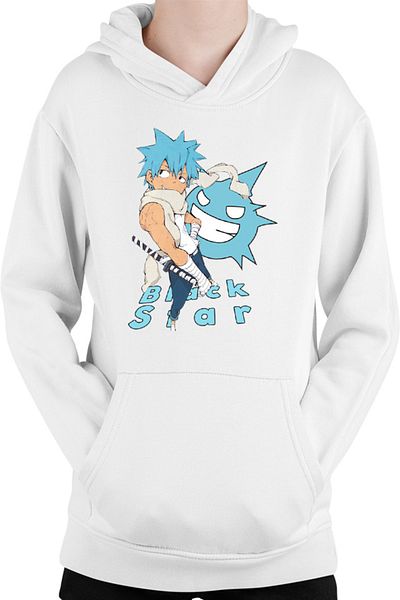OEM Hanorac copii Soul Eater Black Star Spirit Deseneanime Anime Manga