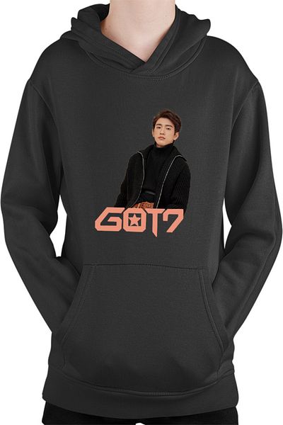 OEM Got7 Jinyoung and Idol Korean American Winter Concept Kids Hoodie