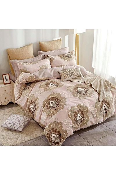 Pucioasa Printed Percale Bed Linen (Prc50) - King Size 4 Pieces