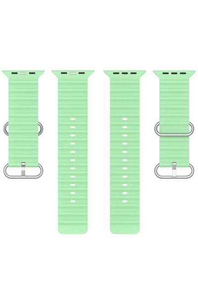 D&K WONDER D&K Ocean silicone strap, for Apple Watch Ultra/8/7/6/5/4/3, Display 49/45/44/42 mm, Pistachio
