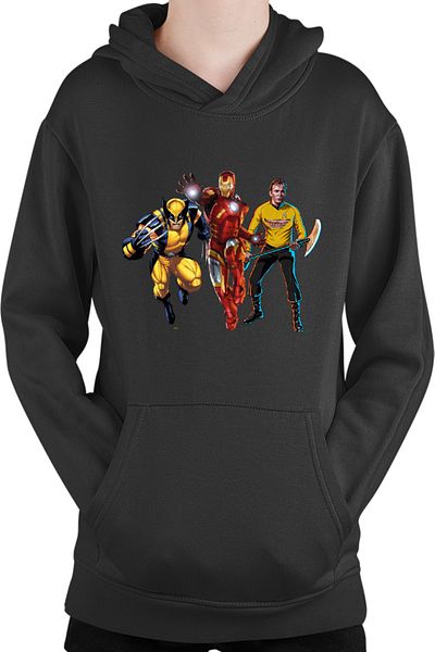 OEM Ironman Star Trek Wolverine DC Universe Kids Hoodie