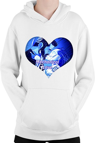 OEM Children's hoodie NFT XOXO Heart Robot Cyber Human Artificial