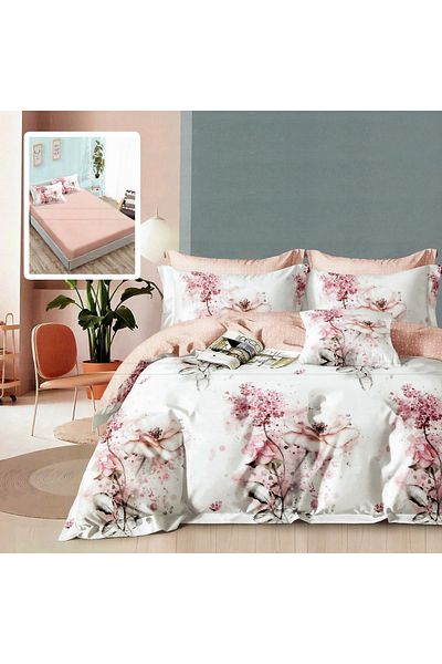 Pucioasa Finet 6-Piece Bedding Set With Cover - 160X200 And 180X200 (Hf6P258)