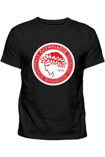 Efendioğlu Design Olympiacos FC Piraeus ΠΑΕ Ολυμπιακός Σ.Φ.Π. tricou din bumbac imprimat