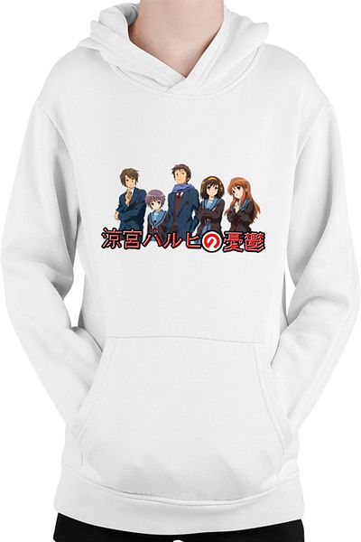 OEM Hanorac copii Haruhi Suzumiya Yuki Itsuki Kyon Mitsuru School Slice of Life