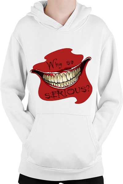 OEM Hanorac copii Joker Why Serious Smile Horror