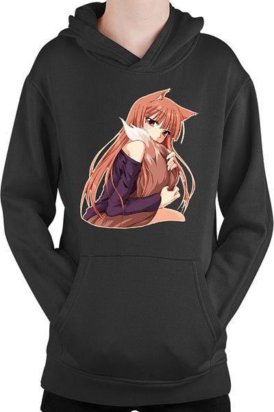 OEM Hanorac copii Spice And Wolf Holo Furry Fluffy Tail Nom