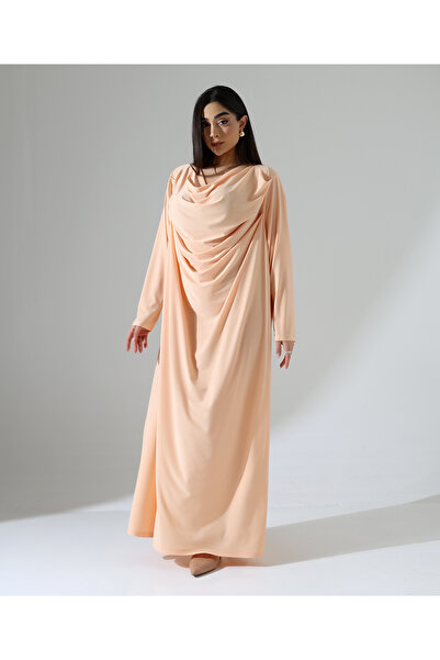 Fi'l Arz Fashion Degaje Collar Long Evening Dress