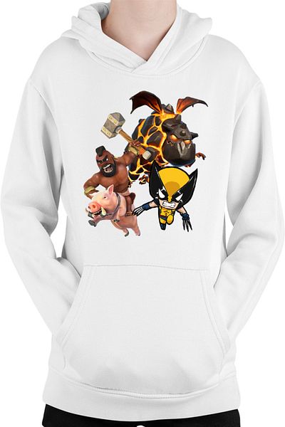 OEM Hanorac copii Clash Royale Clash of Clans Volcano Dragon Rare Pig Fly