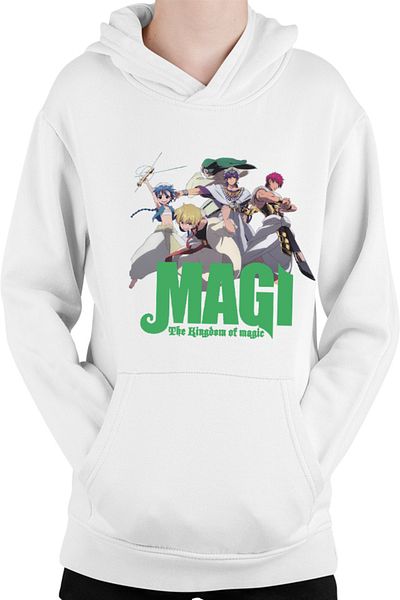 OEM Children's hoodie Magi The Labyrinth of Magic Team Alladin Alibaba Sinbad Magic Anime
