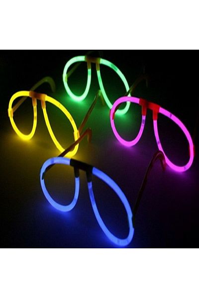 CONAHOME Shining in the Dark Highlighter Glow Glasses Highlighter Colored Glasses 6 Pieces