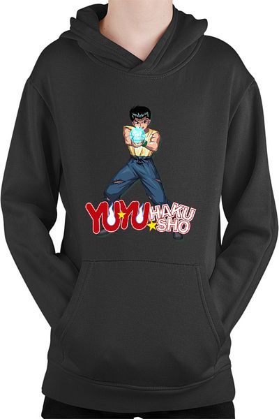 OEM Children's Hoodie Yu Yu Hakusho Yusuke Urameshi Super Power Paranormal Anime