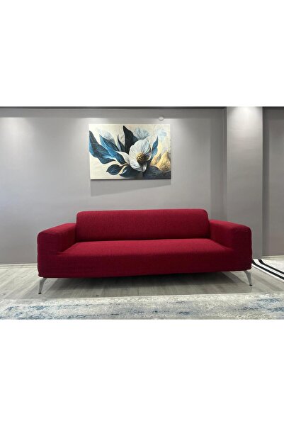 Dilan Home Jakarlı 3 3 Koltuk Örtüsü | Lastikli Takım Çekyat Kanepe Örtüsü| K...