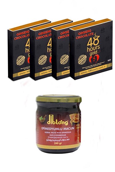 Genel Markalar 48 Hours Çikolata 4 Adet Macun 240 Gr 1 Adet