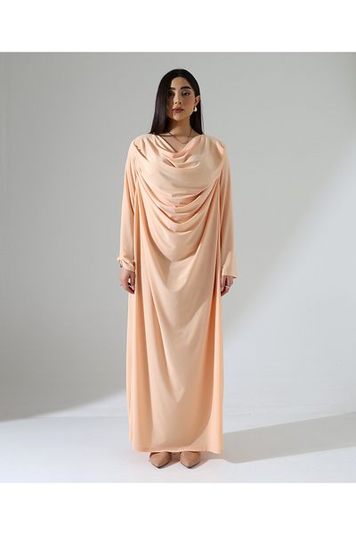 Fi'l Arz Fashion Degaje Collar Long Evening Dress