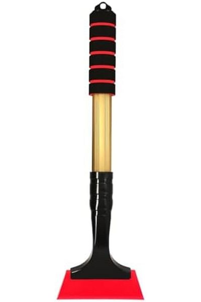 Generic 3XR Ice Scraper for Car Windshields and Windows - Foam Handle, Snow Shovel
