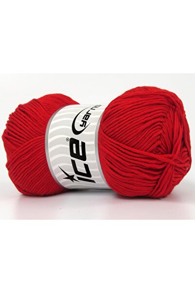 Ice yarns 4x100 جرام. خيوط حريرية للأطفال، قطن أحمر للأطفال، خيوط صيفية، قطن،...