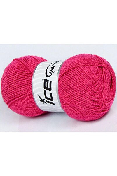 Ice yarns (4 قطع 100 جرام) MY BABY 4 عبوات شتوية فوشيا،