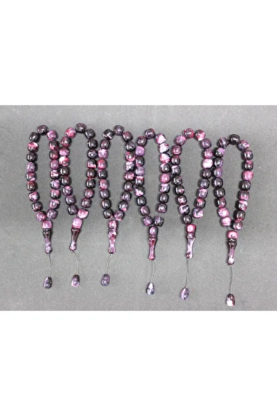 Lio20 Efe Model Acrylic Monomer 6-Piece Mascot Slapboard Prayer Beads |   Gift Accessory |   Purple