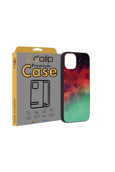 dalip Case for OnePlus 9 Pro, Borealis Design, Silicone, Green