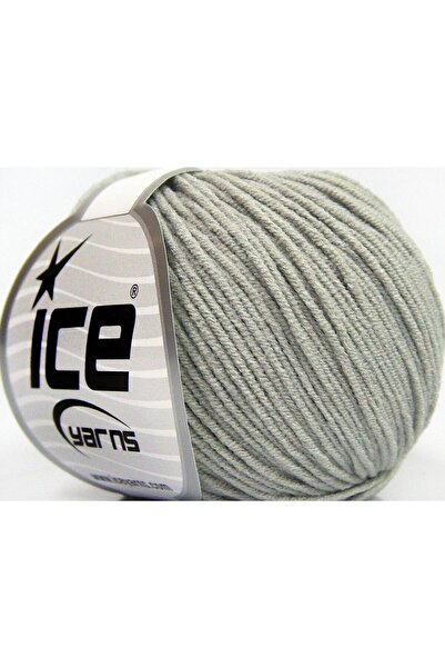 Ice yarns 8X50Gr. Baby Modal Acrylic Light Gray Baby