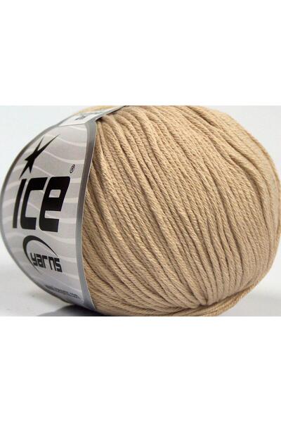 Ice yarns 8x50 جرام. قماش بيبي سمر دي كيه، قطن، أكريليك بيج، خيوط صيفية، قطن