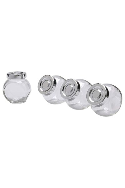 OEM Set of 4 glass spice jars, 150ml