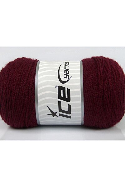 Ice yarns مجموعة من خيوط حياكة يدوية من نوع Ice Yarns SAVER، لون بورجوندي، وز...