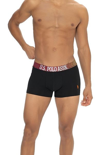 U.S. Polo Assn. Ανδρικό Σετ Μπόξερ 3 τεμαχίων - Μπόξερ από βαμβακερό μπλε μελανζέ & μπλε μπλε