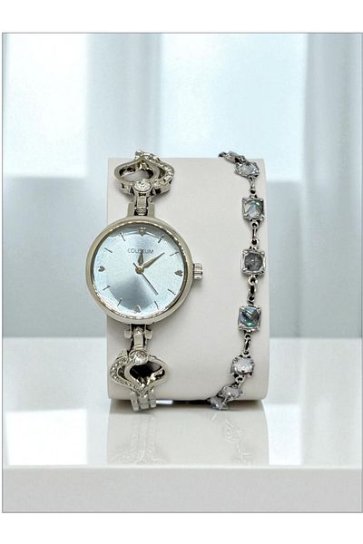 MAC CENTER Pinterest Model Gold Color Steel Cord Women's Wrist Watch-Women's Watch- Watch-Gift Wrapped