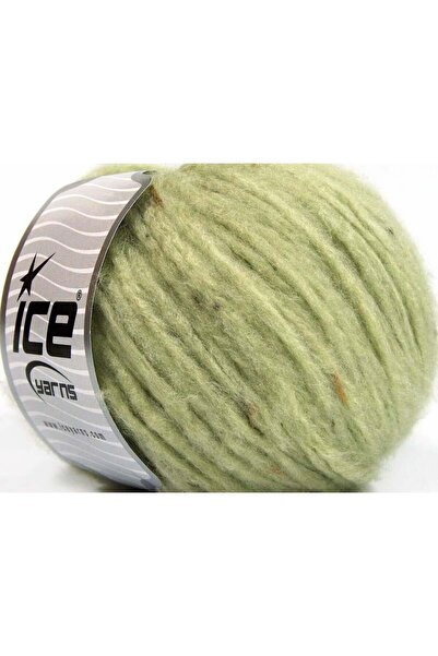 Ice yarns 8x50 جرام. خيوط SOFTAIR TWEED من الفسكوز والأكريليك، خيوط شتوية خضر...