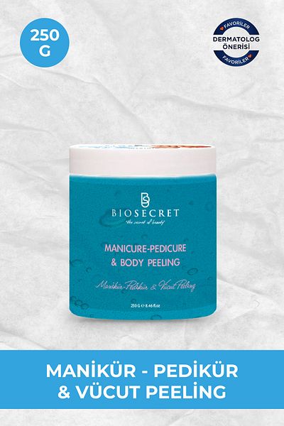 Biosecret مناكير وباديكير وتقشير الجسم 250 جرام Bio152