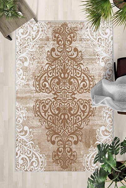 Monnhein Covor lavabil cu bază anti-alunecare – Covor modern cu imprimare dig...