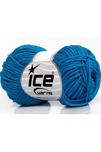 Ice yarns 8x50 جرام. خيوط صيفية للأطفال من القطن والأكريليك باللون الفيروزي، ...