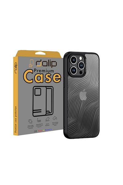dalip Husa pentru OnePlus 11, Wave Protect, Silicon, Negru-Transparent