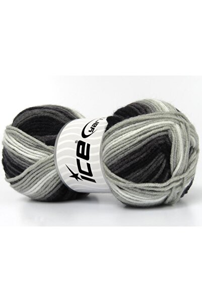 Ice yarns مجموعة من 4 خيوط من خيوط Ice Yarns NICE BABY بوزن 100 جرام، بألوان ...