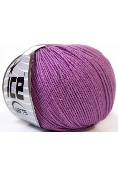 Ice yarns 8x50 جرام. خيوط صيفية للأطفال من الأكريليك والقطن بلون اللافندر، خي...