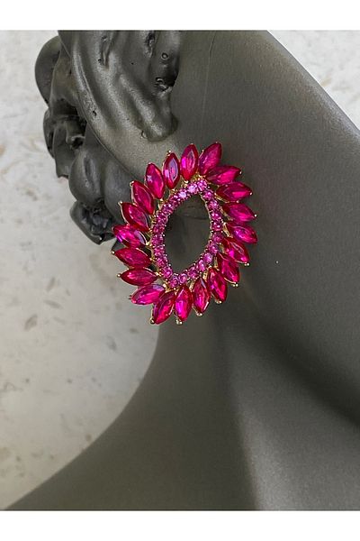 Lucios Evening Dress Oval Nail Earring