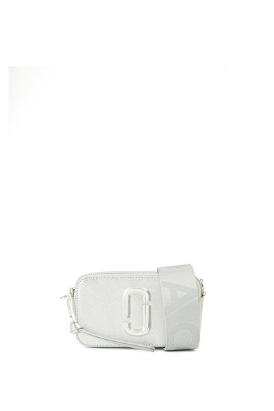 Marc Jabobs The Snapshot Silver Women's Leather Bag