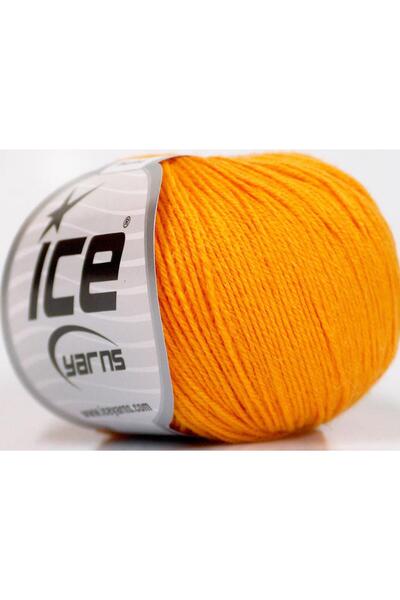 Ice yarns 6×50 جرام. أكريليك بيبي ميرينو، صوف ميرينو ذهبي، شتوي، أطفال، صوف