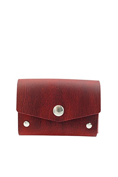 CRONDER حامل بطاقات رجالي من الجلد الطبيعي - محفظة فاخرة مصنوعة يدويًا لحمل ا...