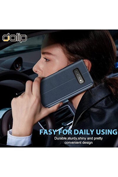 dalip Carcasă Smart Fold pentru Samsung Galaxy A20e, TPU Premium, Albastră