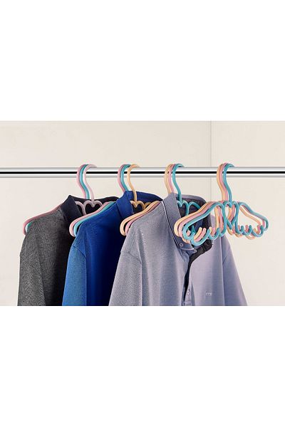 Beray 24 Pieces Angel Hanger Clothes Hanger - Mixed Color